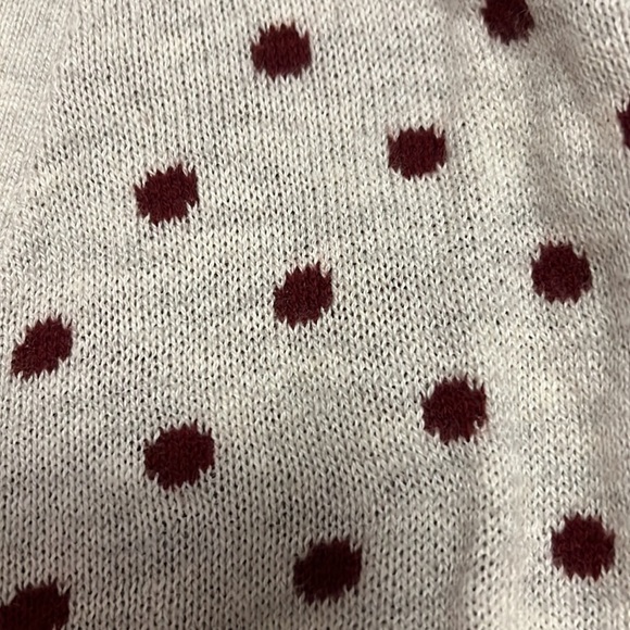 Paige size 26 skinny jeans, deep burgundy, EUC; bonus Cardigan and pullover - Picture 4 of 6